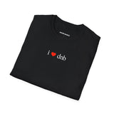 I ❤️ DnB - Small Text (Unisex)