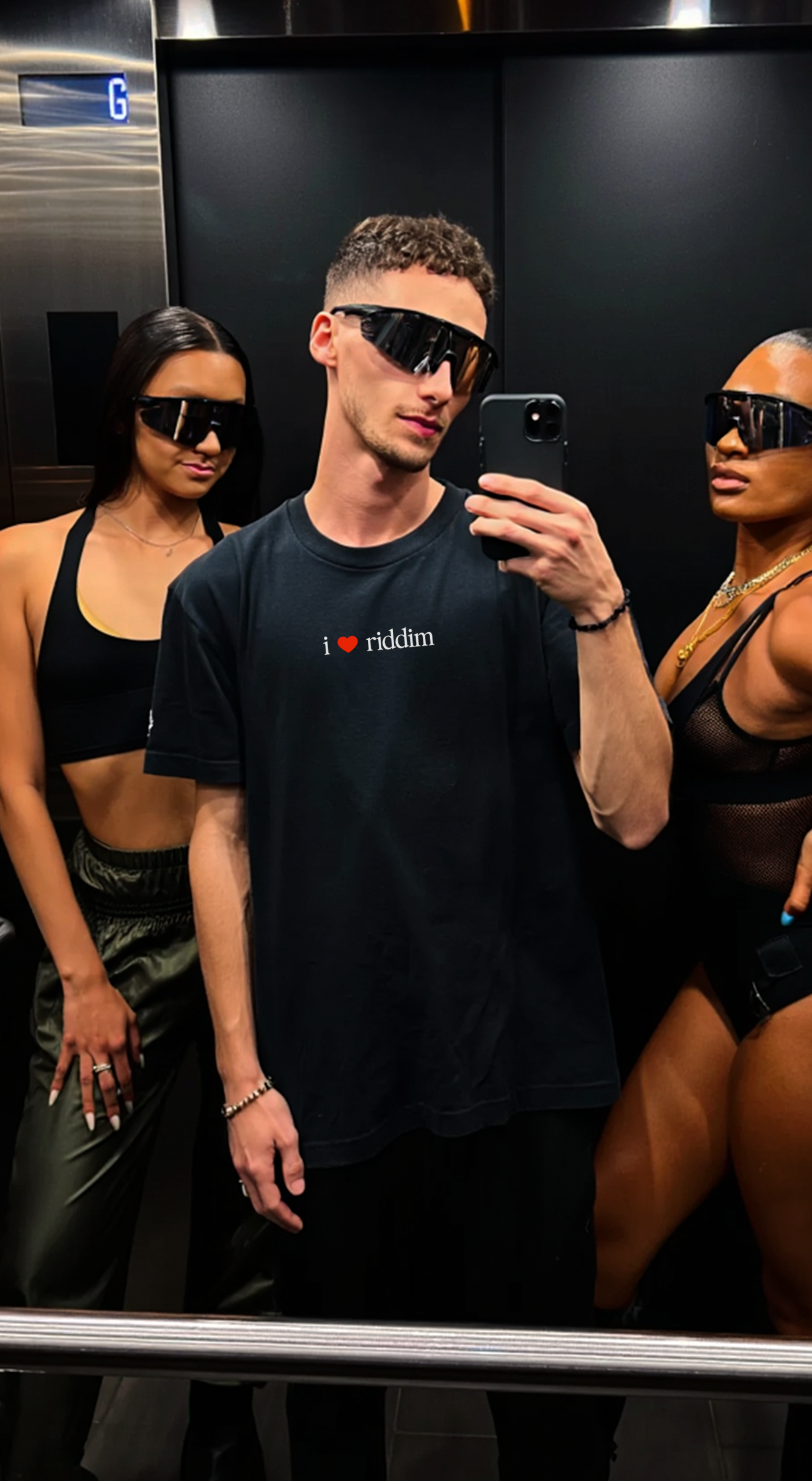 I ❤️ Riddim - Small Text (Unisex)
