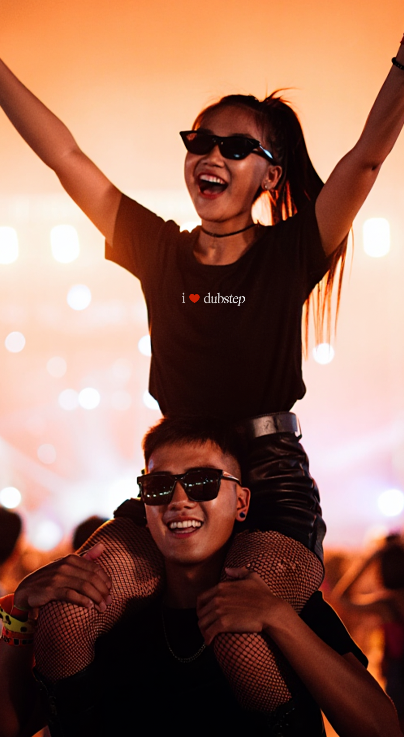 I ❤️ Dubstep - Small Text (Unisex)