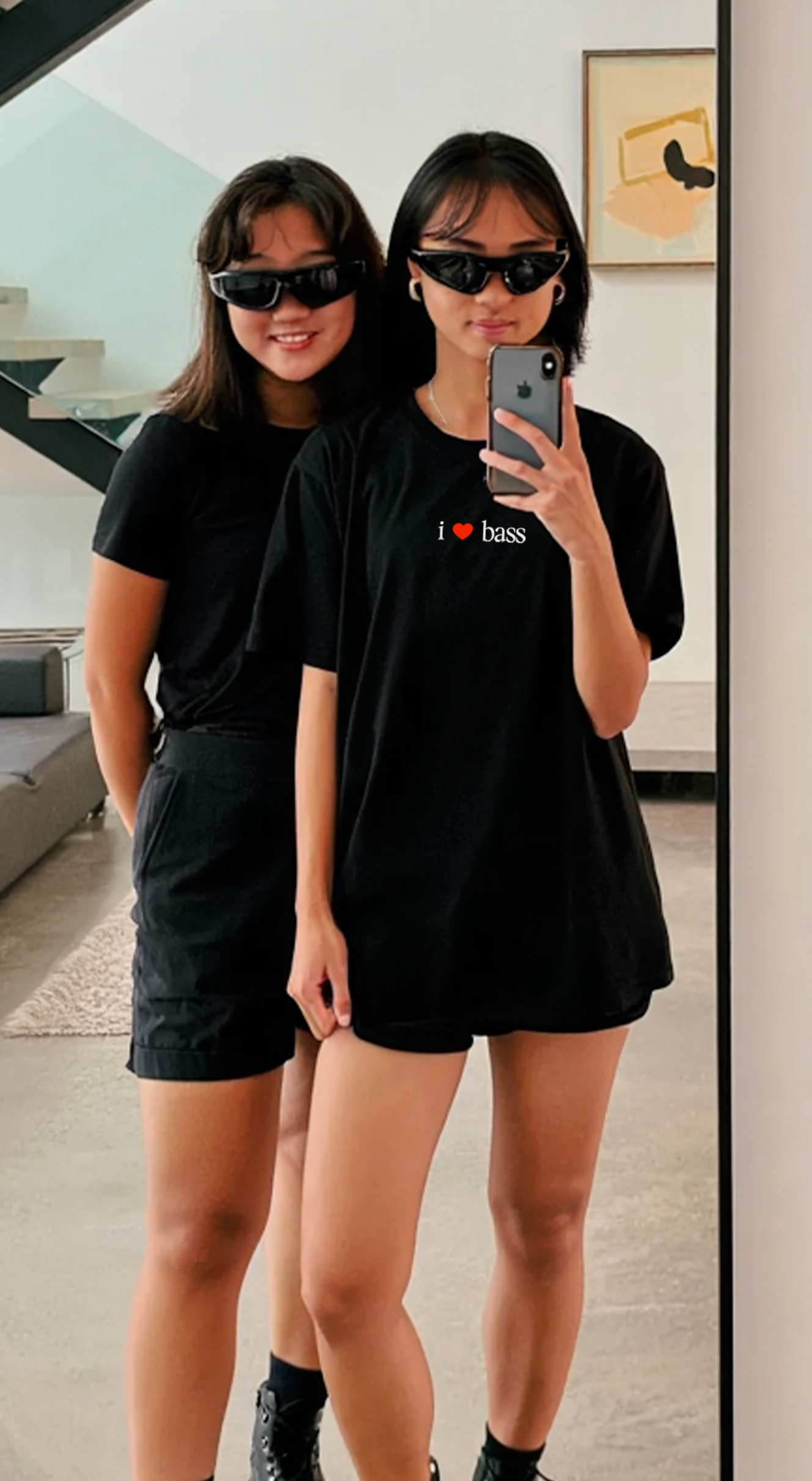 I ❤️ Bass - Small Text (Unisex)